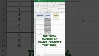 How to Count Unique Values in Excel