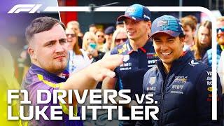 F1 Drivers vs Darts Pro Luke 'The Nuke' Littler