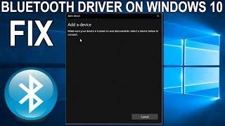 Bluetooth Device Not Recognizing or Not Connecting New Devices Windows 10 or  8 Fix 2019 Tutorial