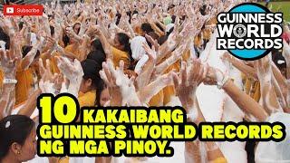 10 Kakaibang Guinness World Records Ng Mga Pinoy | Kaalamazing