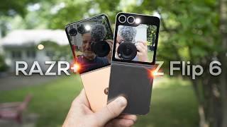 Samsung Galaxy Z Flip 6 versus Motoroal Razr Plus camera test