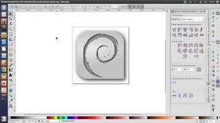 Ícone do Debian sobre uma base "ubuntued" [Making Of]