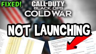 How to Fix COD COLD WAR not Launching (100%Fix)