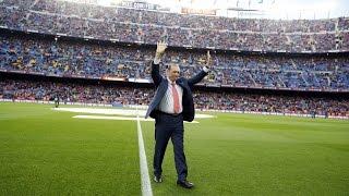 Homenaje del FC Barcelona a Enrique Castro ‘Quini’