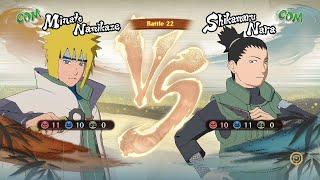 Naruto Shippuden: Ultimate Ninja Storm 4, Minato Namikaze (Hokage) VS Shikamaru Nara!