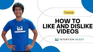 How to Like and Dislike Videos on InterviewReady's Course Platform