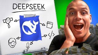 Comment gagner 500€/mois avec Deepseek-R1 : Je code 5 sites en 10mn (GRATUIT)