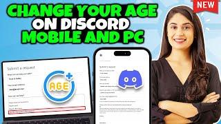 How to change your age & birthday on discord Mobile and PC 2024