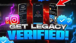 How To Get  Legacy Verified On Instagram Fastest Way To Get Verified Without Meta Verified