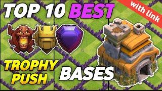 Top 10 Best Th7 Trophy Pushing Bases 2024 | Best Bases for Town Hall 7 Trophy Push with Link