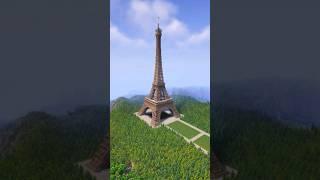 Minecraft Eiffel Tower Build Timelapse 