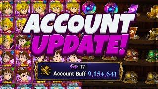 Finally Hit 9 Million Box CC! Nalyd Account Update! | The Seven Deadly Sins: Grand Cross