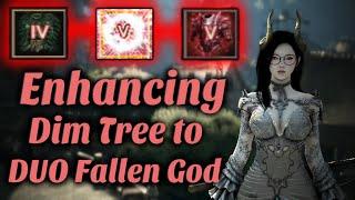 [BDO] Enhancing Dim Tree and Fallen God Armor.