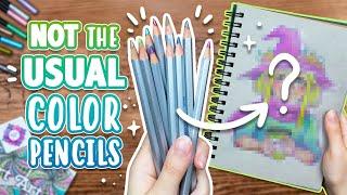 These Are NOT NORMAL COLOR PENCILS - Smart Art Mystery Art Supply Unboxing - Draw With Me