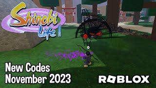 Roblox Shinobi Life 2 -New Codes November 2023