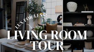 LIVING ROOM TOUR + Newly Styled up COFFEE TABLE & BOOKCASES