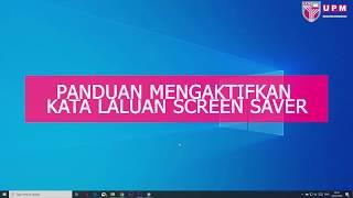 HOW TO ACTIVATE SCREEN SAVER IN WINDOWS 10