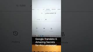 Google Translate 6 Amazing Secrets for Any Language! #shorts #short #english #learning #education152