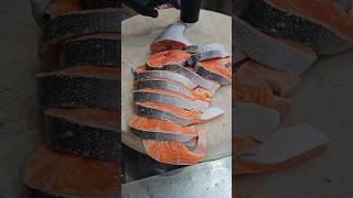 How to cut a whole salmon fish#shorts