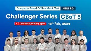 NEET PG 2024 | Computer Based Offline Test | LIVE Discussion | Complete 19 Subjects  @ALLENNExT