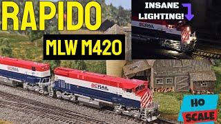 Review: Rapido HO Scale MLW M420 A/B Locomotives with ESU LokSound DC/DCC & Lighting Features