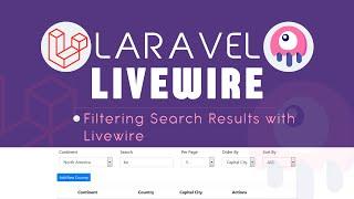 Filtering search results with livewire | Laravel livewire