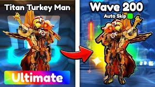 I Got The NEW TITAN TURKEY MAN.. (Toilet Tower Defense)