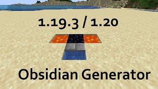 1.19.3/1.20 Infinite Obsidian Generator