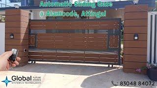 Automatic Sliding Gate installed at Alamcode, Attingal | Gate Automation in Kerala 9562204964