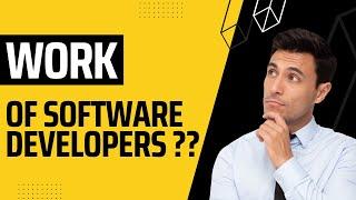 What do Software developer do in a company?