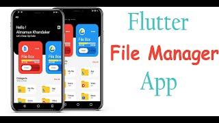 File Manager - Flutter App UI - Speed Code