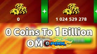 From 0 Coins To 1 Billion Coins  One video Level 1 To 90 Pro 8 Ball Pool