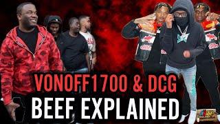 "We Got 10k For Them Glasses" VonOff1700 And DCG Beef Diss BankRoll Shorty Explains