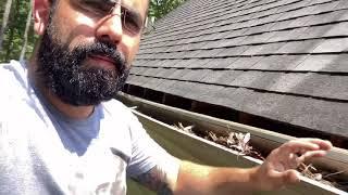 How to fix a sagging gutter without taking it down first