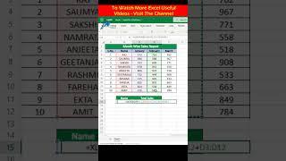 Excel 365 Ka Top Function  XLOOKUP Formula For Sales #shorts