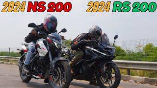 2024 Pulsar NS200 vs Pulsar RS200 {BS7} Drag Race