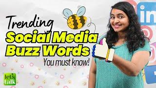 Hottest Social Media Buzz Words! Supercharge Your Social English Vocabulary in Just 10 Min! #esl