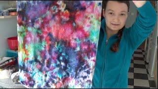 How to ice dye fabric!