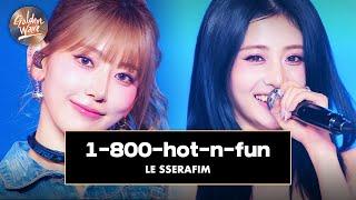 [골든 웨이브] LE SSERAFIM (르세라핌) - '1-800-hot-n-fun'  | JTBC 241108 방송