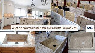 What is a natural granite Kitchen sink and Its Pros and Cons | Pros and Cons of Granite sink?