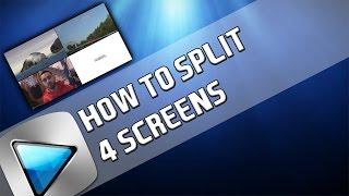 How To: Split 4 Screens in Sony Vegas Pro 11,12 or 13!