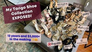 What to look for when buying tango shoes: My entire collection of 13+ pairs collected over 12 Years