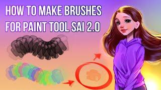 How to make brushes in Sai 2.0