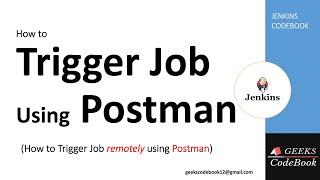 Jenkins 13 | Trigger Remote Jenkins Job using Postman