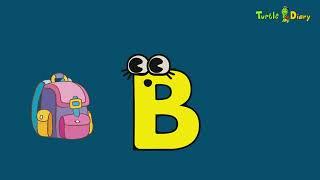 Learn to Write the Uppercase Letter B with TurtleDiary.com!