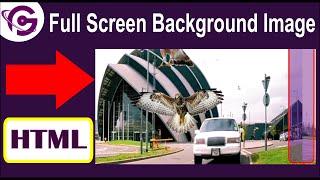 Set Full Screen Background Image in HTML Web Page Using CSS | PeogrammingGeek