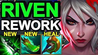 Wild Rift China Riven Top - New Ult Broken OP - Best Build Runes - Sovereign Solo Rank Gameplay