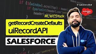 Get default info and data needed to create a record in Lightning Web Component | LWC Stack ️️