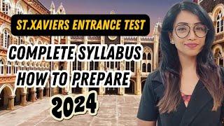 CRACK XAVIERS ENTRANCE TEST (XET) 2024 IN 10 DAYS | BMM BMS BSCIT