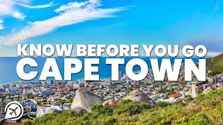 THINGS TO KNOW BEFORE YOU GO TO CAPE TOWN